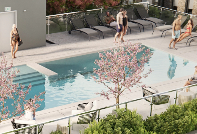 pool deck